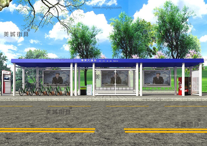 2018.6.29  河南周口公交站臺、候車亭發(fā)貨