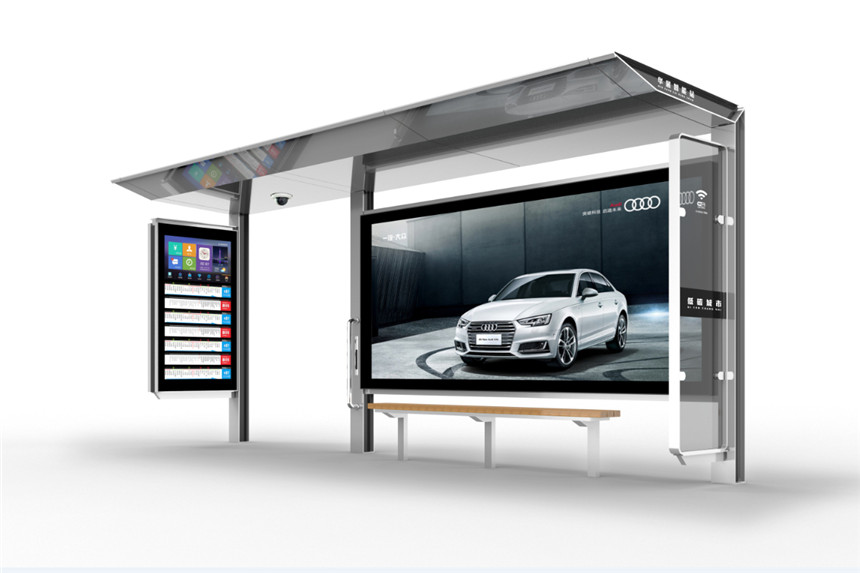 智能候車(chē)亭廠家，智能公交站臺(tái)加工制作